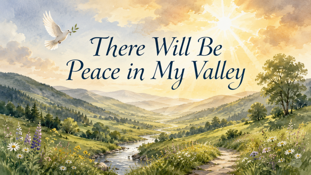 There Will be Peace in My Valley